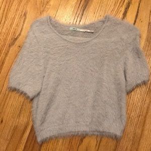 Kimchi Blue fuzzy crop top